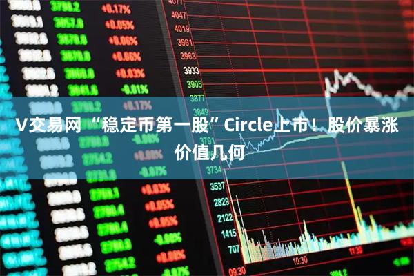 V交易网 “稳定币第一股”Circle上市！股价暴涨 价值几何