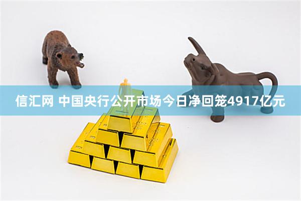 信汇网 中国央行公开市场今日净回笼4917亿元